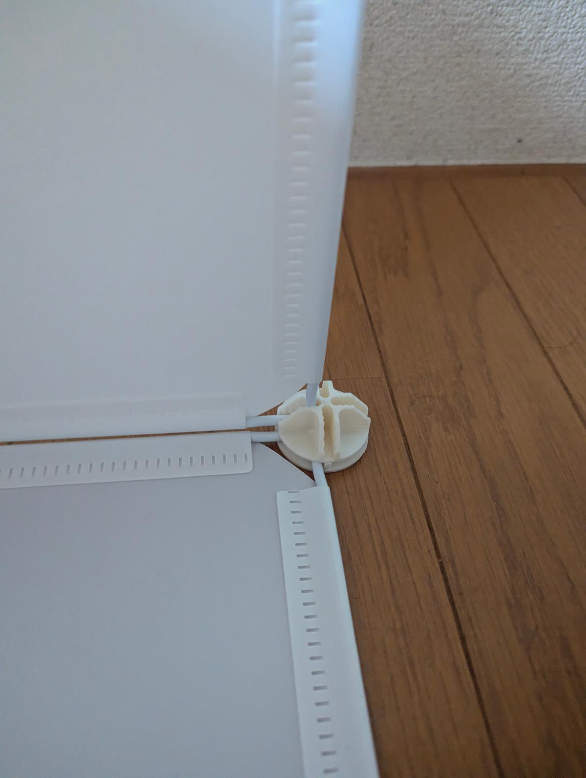 Modular plastic panel storage set